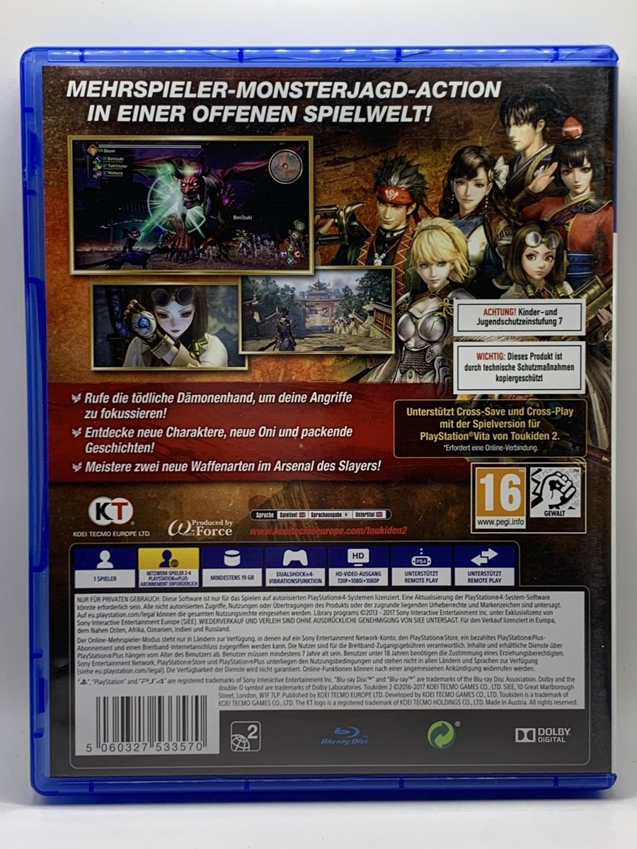 Sony Giochi: Toukiden 2 - PS4 – Usato da Ostermundigen venduto da RG-Collector 1