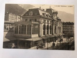 Montreux - la gare 1911