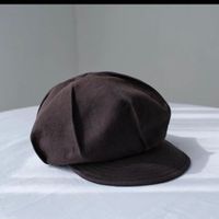 Vintage Cap, Schiebermütze, Slouchy, Leinenmütze