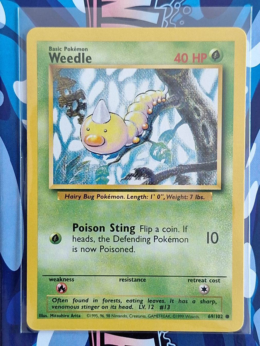 Pokémon Carte collezionabili: Weedle - Hornliu - Base Set - Basis - Unlimited – Usato da Altstätten SG venduto da GGsGameshop