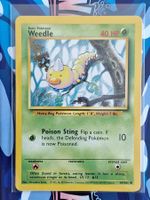 Weedle - Hornliu - Base Set - Basis - Unlimited