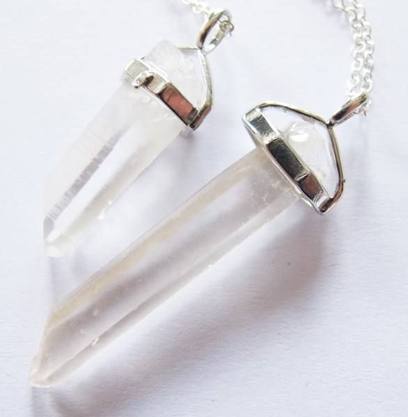 Anhänger: Anhänger Quarz / Quartz mit Kette 46cm – Neu (gemäss Beschreibung) aus Schwanden GL von UHRKNALL 1
