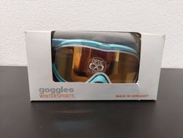 Neu - UVEX - Skibrille - liteblue/white