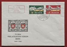 AUTOMOBILPOST SONDERSTEMPEL PHILATELISTEN-VEREIN BERN 1960