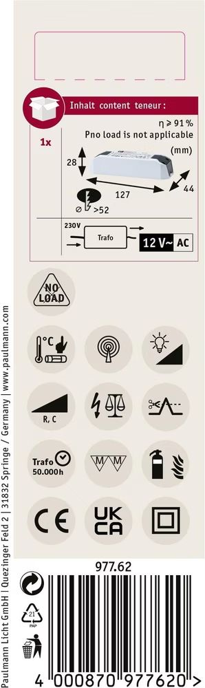 Paulmann Componenti elettronici: LED Trafo 12V dimmbar 0-30W LED – Nuovo (secondo la descrizione) da Speicher venduto da Bourbaki 3