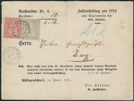 LU Udligenswil - Zwergstempel - Karte - BFr