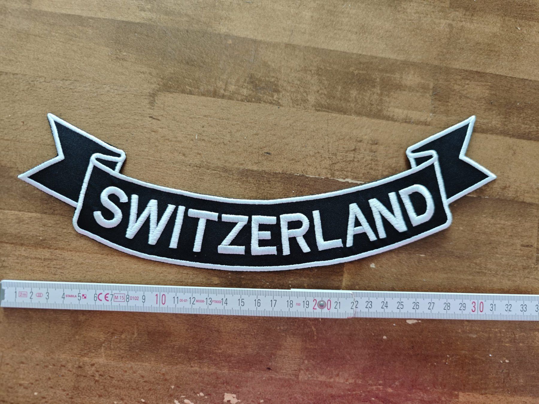 Toppe: Biker Patch 'Switzerland' von Bärensattel – Nuovo e nell'imballaggio originale da Balgach venduto da Mokusodan