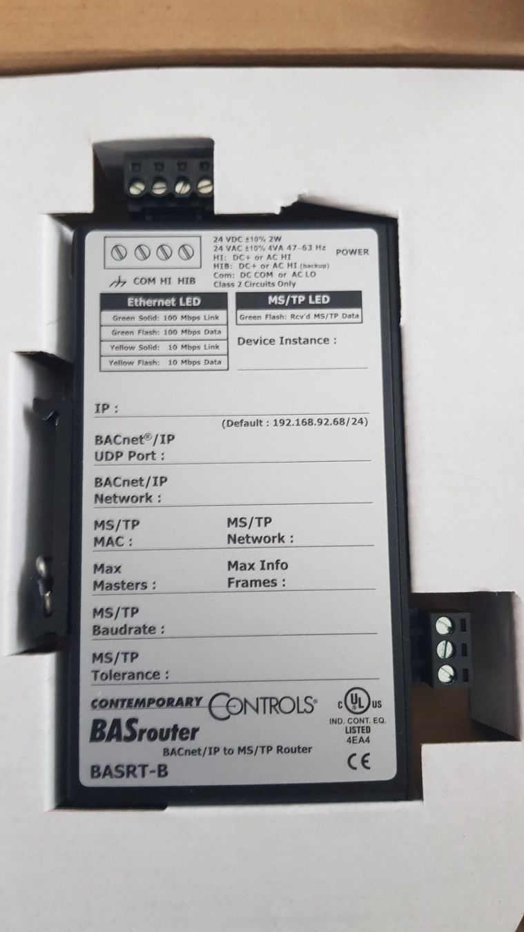Modems & Router: Contemporary Controls BASrouter BASRT-B, Neuwertig! – Gebraucht aus Näfels von BonFra 1