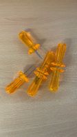 Maiskolbenhalter Maiskolben Halter hellorange/transparent 6x