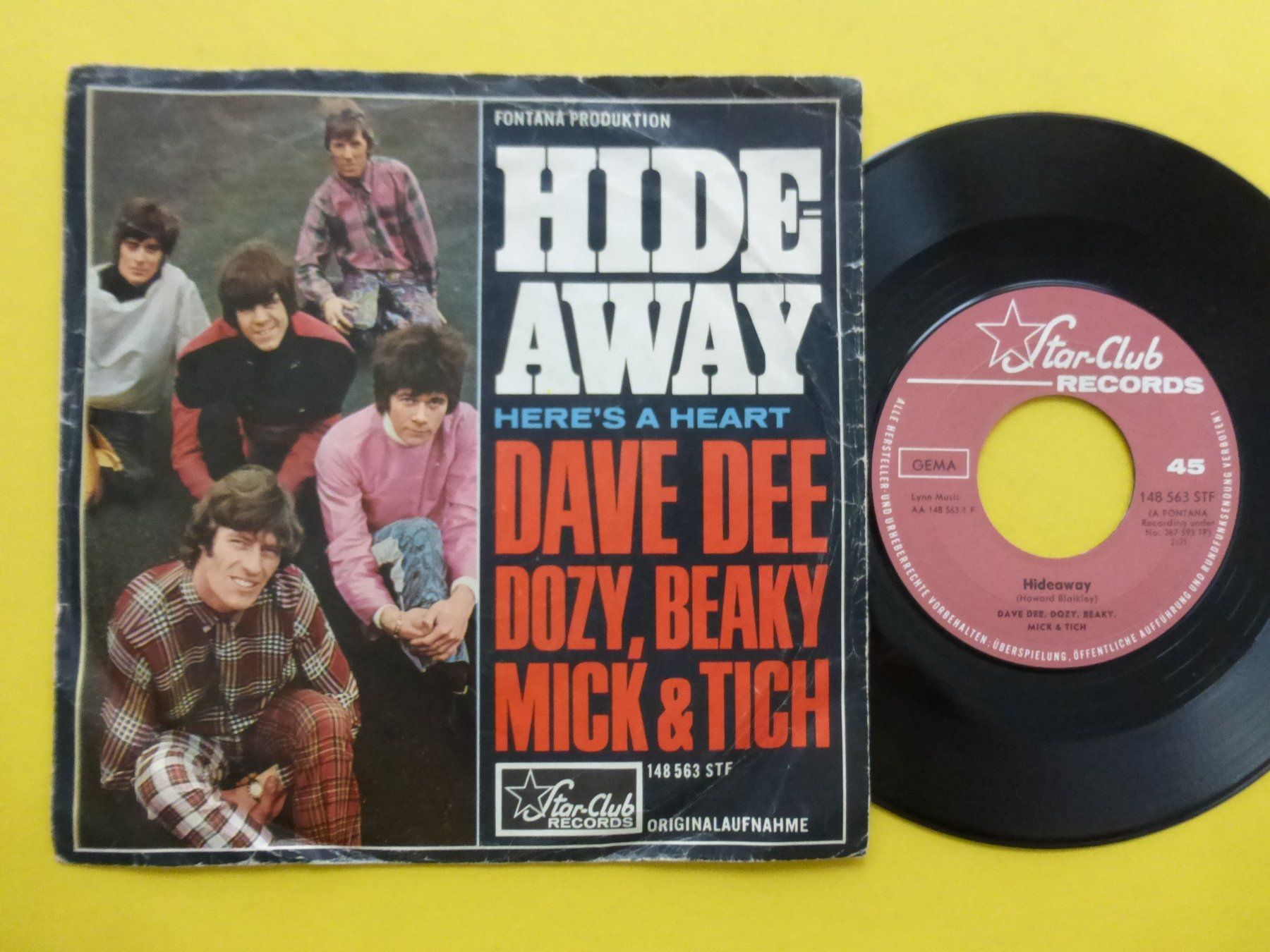 Dischi in vinile: Dave Dee, Dozy, Beaky, Mick & Tich – Hideaway – Usato da Zürich venduto da Swiss57