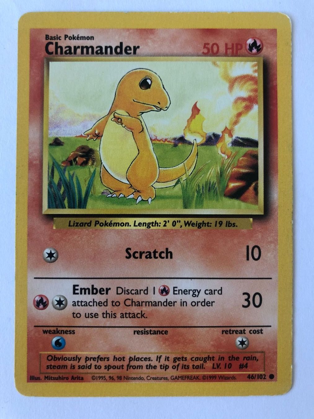 Pokémon Sammelbilder & Trading cards: Charmander - Base Set - Pokemon – Gebraucht aus Nussbaumen AG von Bika-Shop
