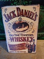 Jack Daniel's Blech-Werbeschild, 30 cm hoch, neuwertig