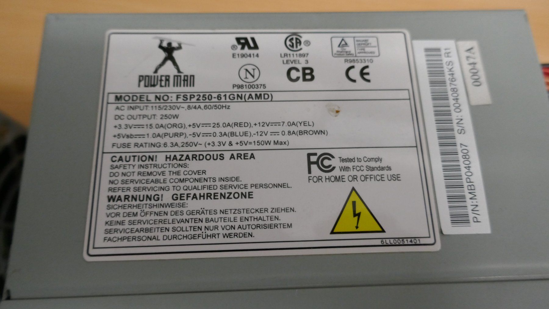 PC: Vier alte PC Netzteile – Usato da Wenslingen venduto da FairlightCMI 5