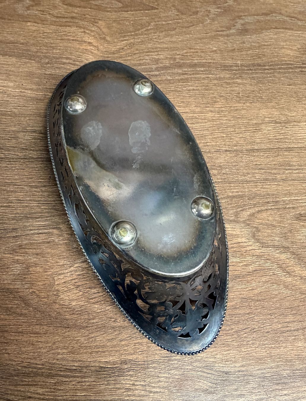 Ciotole: Antike Schmuckschale/Ablageschale, Silber, Vintage Deko – Usato da Nussbaumen AG venduto da olitech5415 1