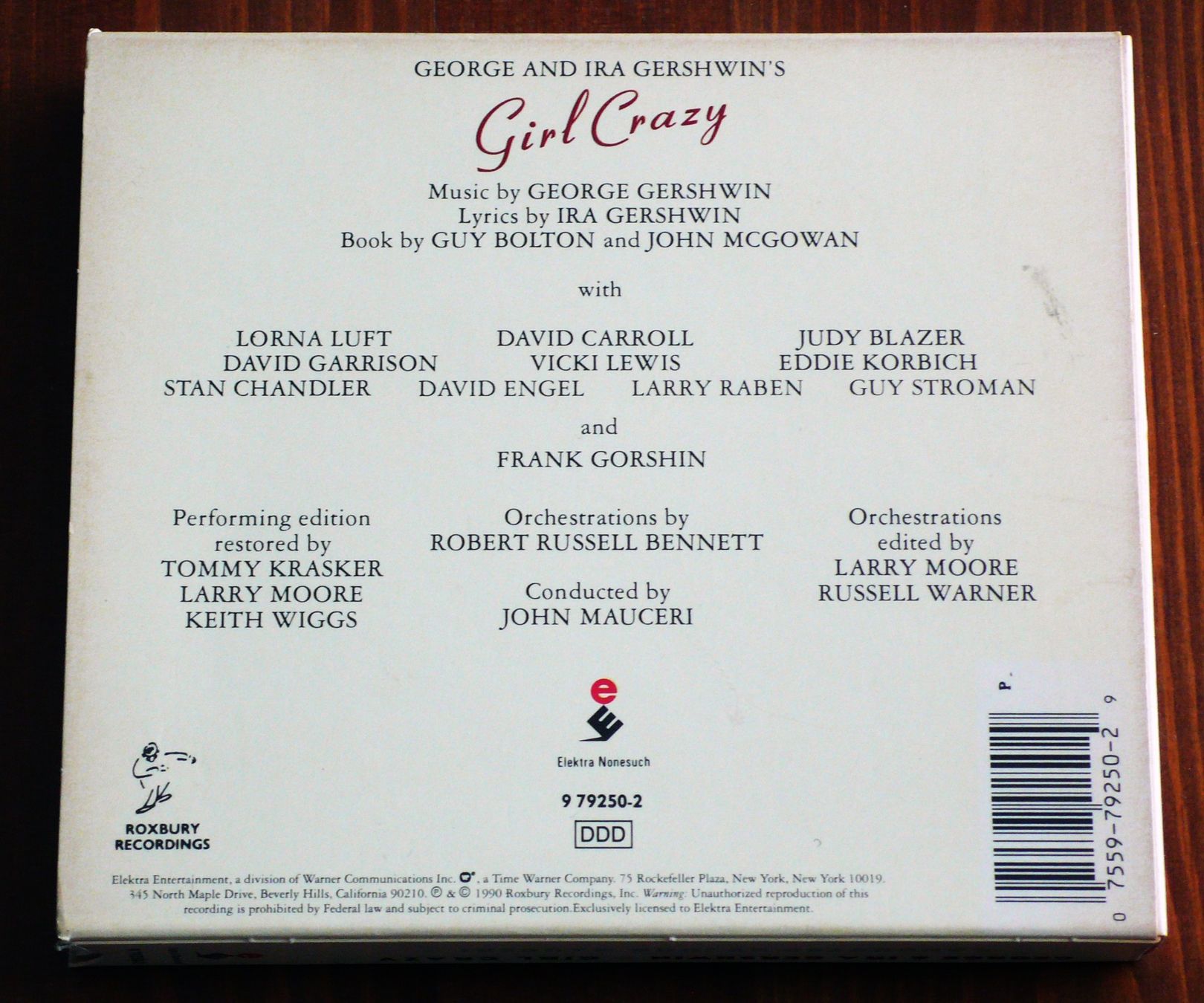 CD: George & Ira Gershwin - Girl Crazy – Usato da Bülach venduto da Ckitzmueller 1