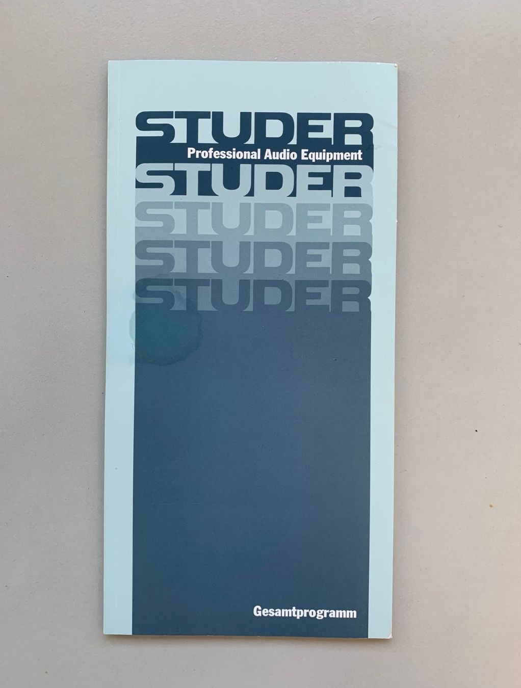 Documenti: ORIGINAL VINTAGE STUDER GESAMTPROGRAMM – Nuovo (secondo la descrizione) da Seuzach venduto da torensu