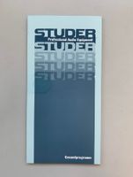 ORIGINAL VINTAGE STUDER GESAMTPROGRAMM