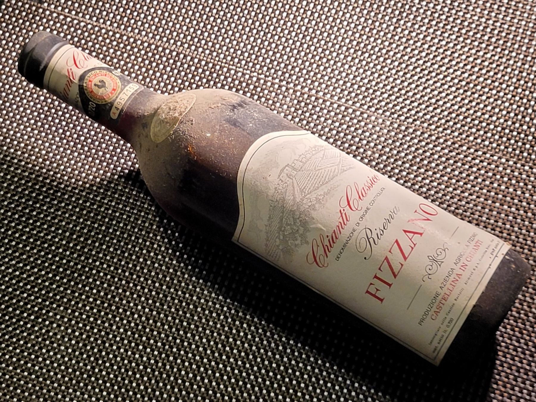 Wein: 1967 FIZZANO CHIANTI CLASSICO RISERVA DOCG, selten! – Neu (gemäss Beschreibung) aus Oetwil am See von swisspeak 1