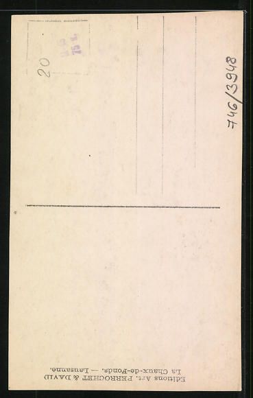Cartoline postali: AK Lugano, Via Pessino – Usato da Berlin venduto da bartko-reher 1