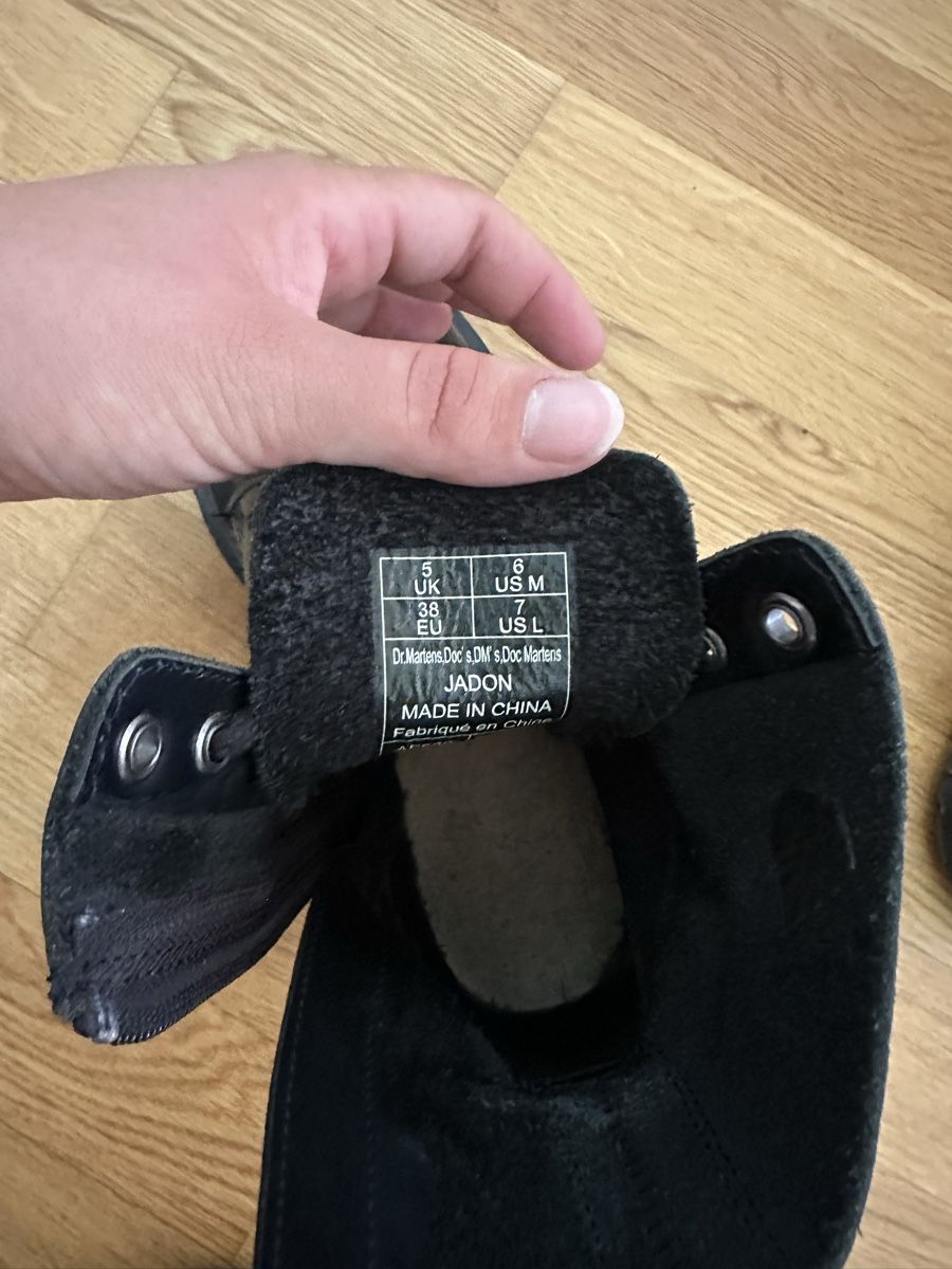 Dr. Martens Scarpe da uomo: Dr. Martens JADON Stiefel schwarz Grösse 38 – Usato da Chur venduto da lululemooon 3