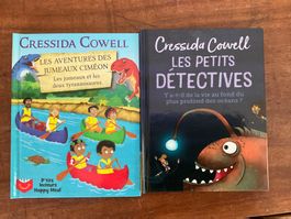 Lot de 2 livres Cressida Cowell jeunesse détective