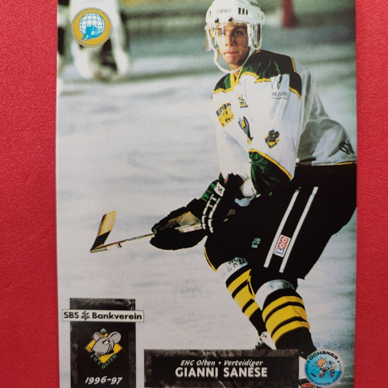 Carte collezionabili: Gianni Sanese - EHC OLTEN - 1996/97 – Usato da Dübendorf venduto da kb86_MOVIE