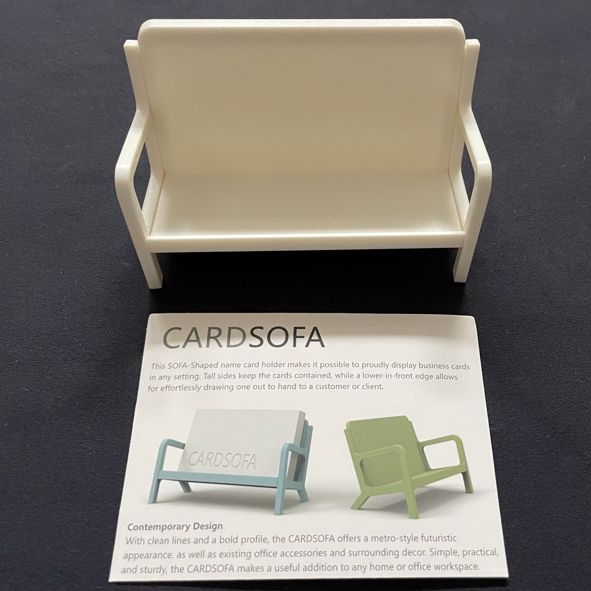 Cartoline: Visitenkarten Halter - Sofa Design  - weisslich – Nuovo (secondo la descrizione) da Wohlen AG venduto da pinkyandgreeny