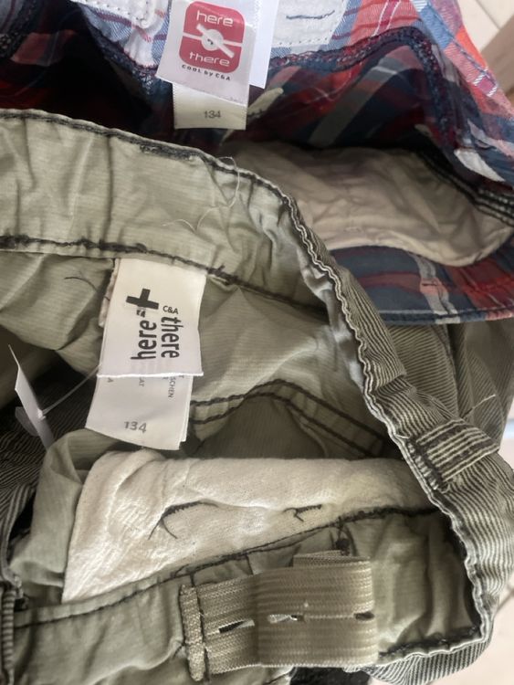 C&A Pantalons: 2 leichte kurze Hosen/Shorts Gr. 134 – D'occasion à Obergerlafingen par cabo4 2