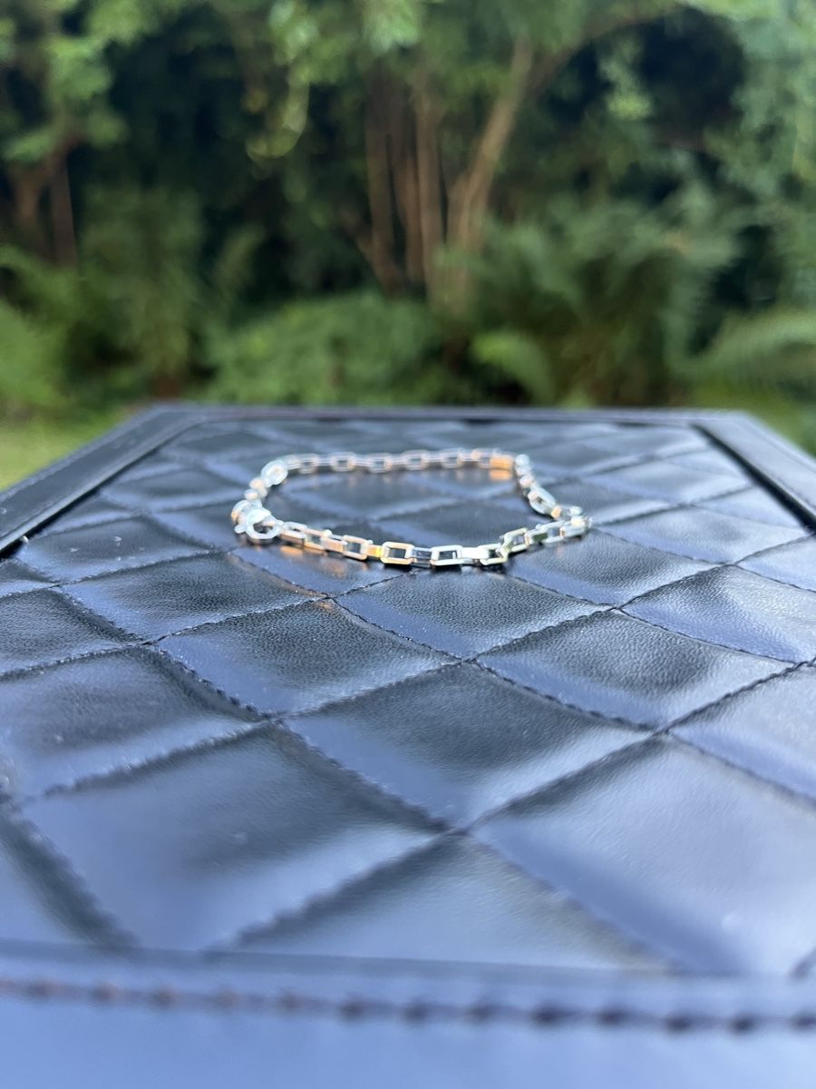Bracciali & Braccialetti: Armband aus Edelstahl silber-Optik Modeschmuck – Nuovo (secondo la descrizione) da Tägerwilen venduto da Alexander716 1