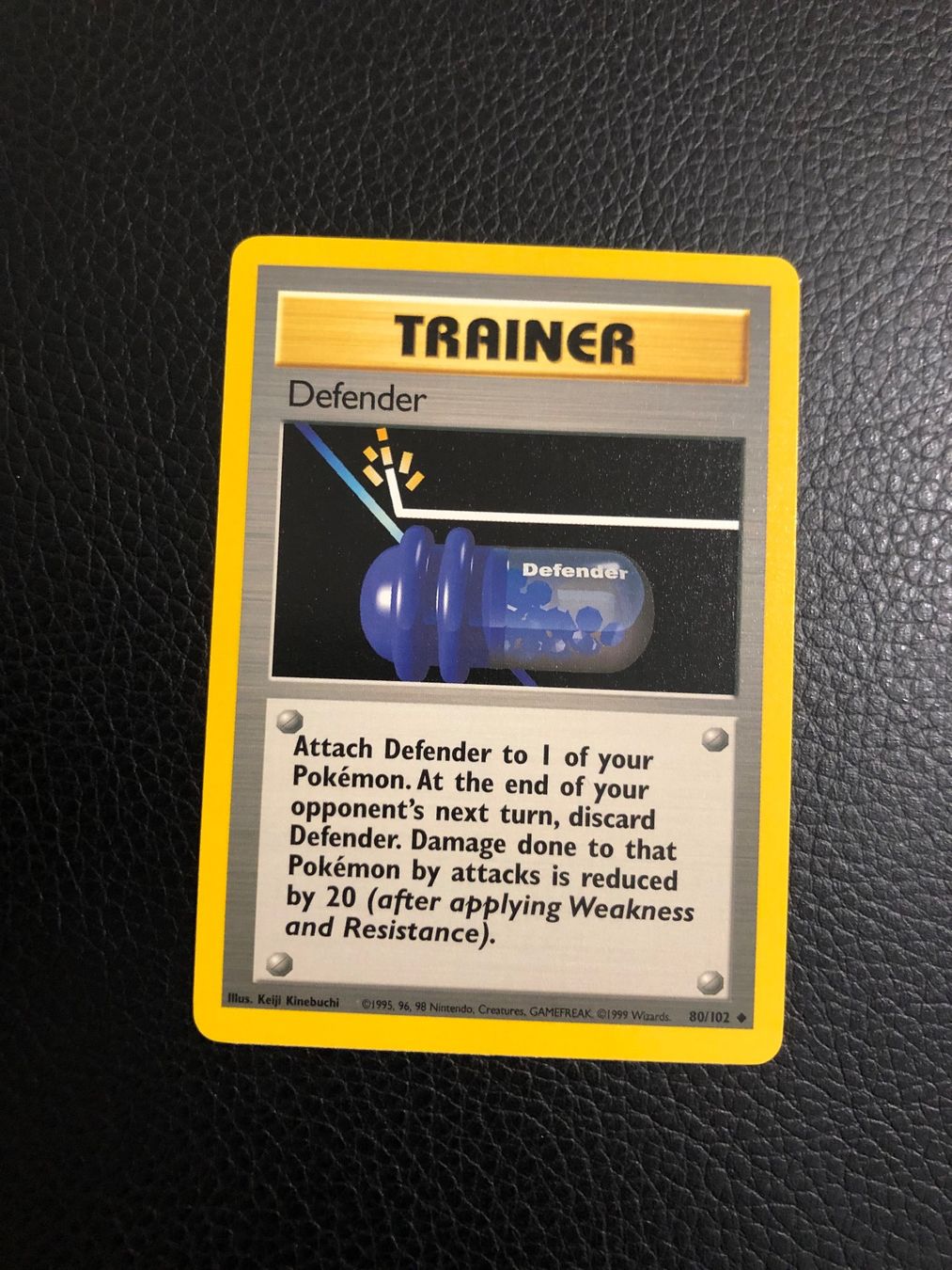 Pokémon Carte collezionabili: Base Set Defender 80/102 NM Ab 1 – Usato da Paradiso venduto da Pkmn10