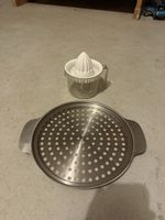 Zitruspresse und Spätzlesieb 
