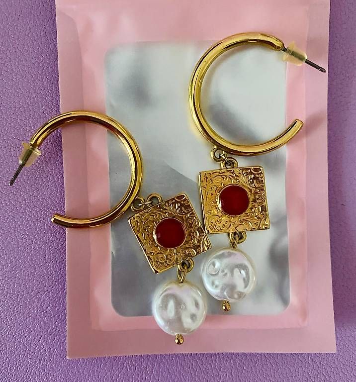 Orecchini pendenti & Orecchini a lobo: Handgemachte Ohrringe von Ooups Design – Nuovo (secondo la descrizione) da Zürich venduto da JLorraine