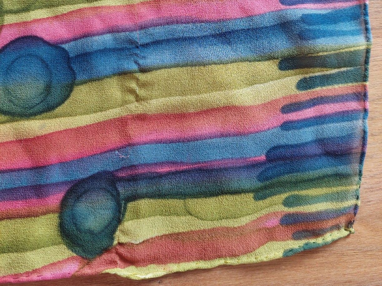Foulard & Sciarpe: Sommer Schal Seide bunt, leicht & luftig – Usato da Brunnen venduto da Livianda 4