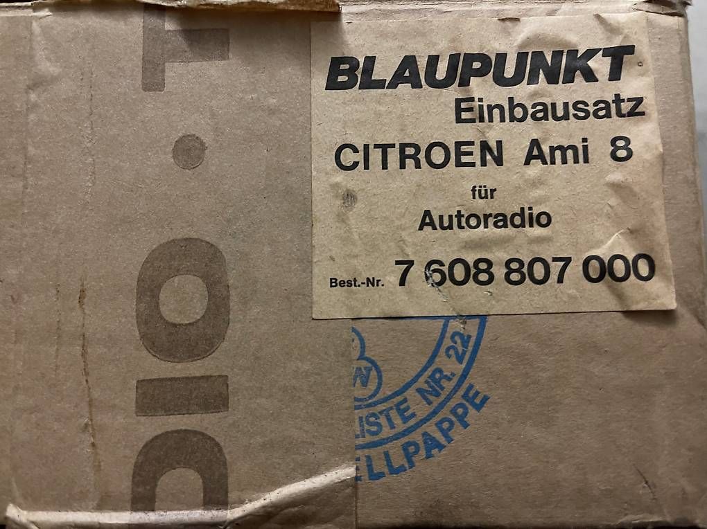 Blaupunkt Radio: Blaupunkt Autoradio Citroen Ami 8 – Nuovo e nell'imballaggio originale da Hinwil venduto da fabinho1333 1