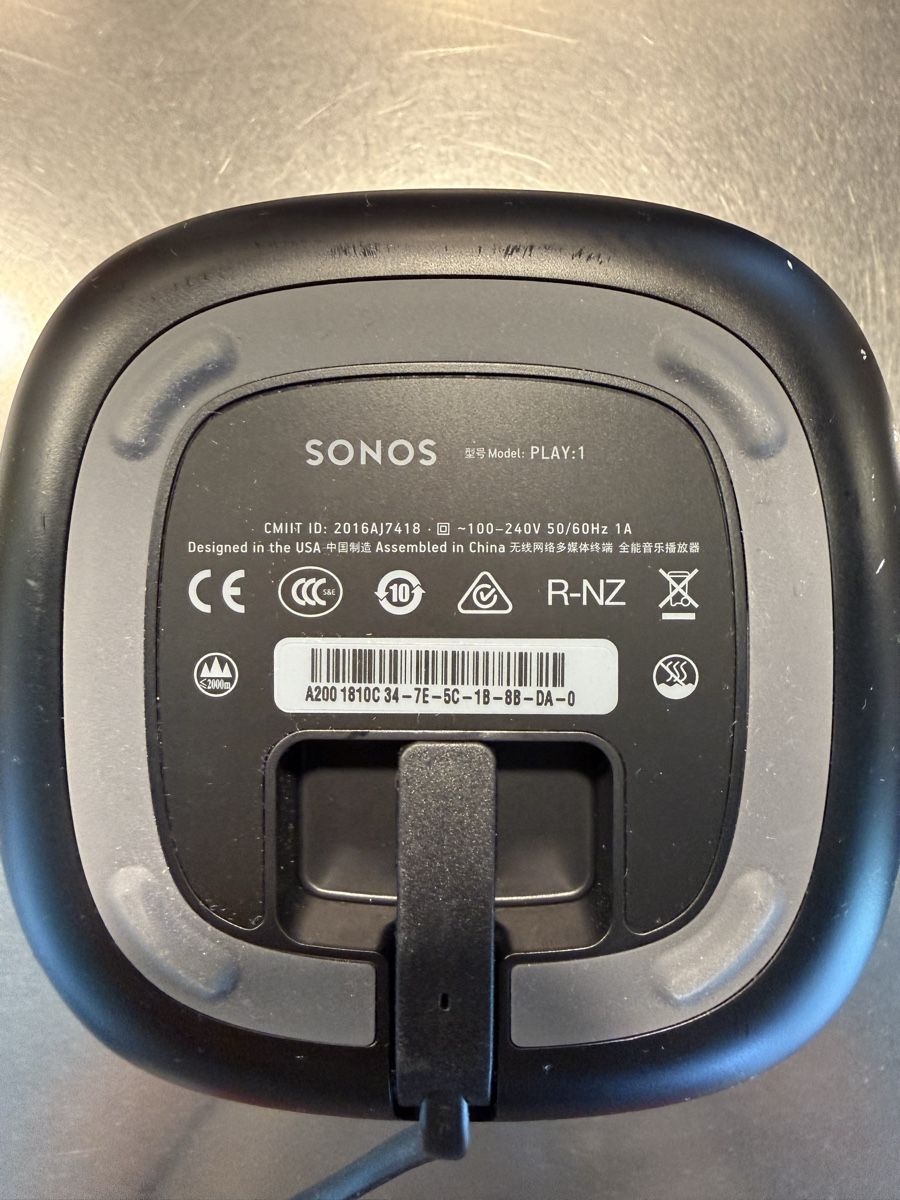 Sonos Lautsprecher: SONOS Player:1 – Gebraucht aus Winterthur von car_nr89 3