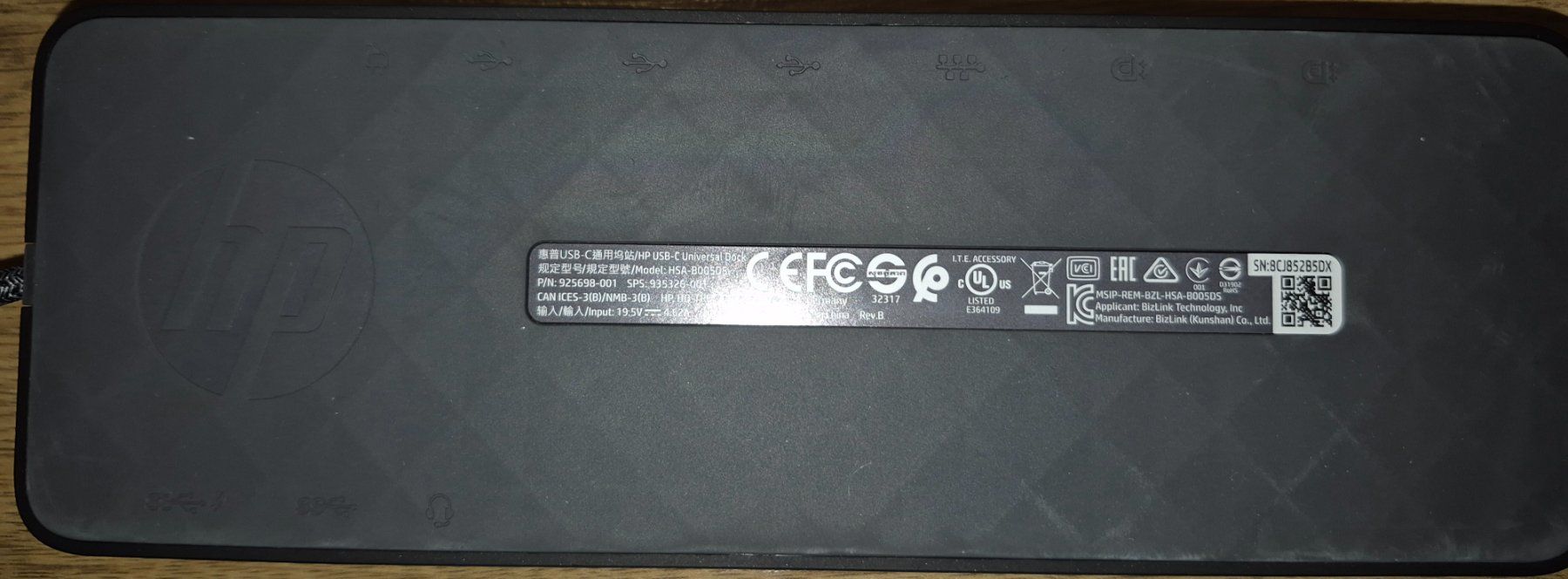 Hewlett Packard Docking station: HP USB-C Universal Dockingstation HSA-B005DS – Usato da Goldau venduto da Neocity 1