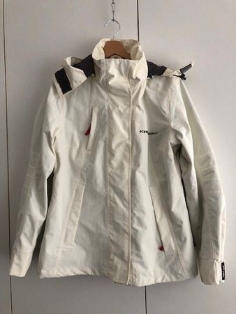 Sportjacke, James Harvest, weiss, L, mit Netzfutter