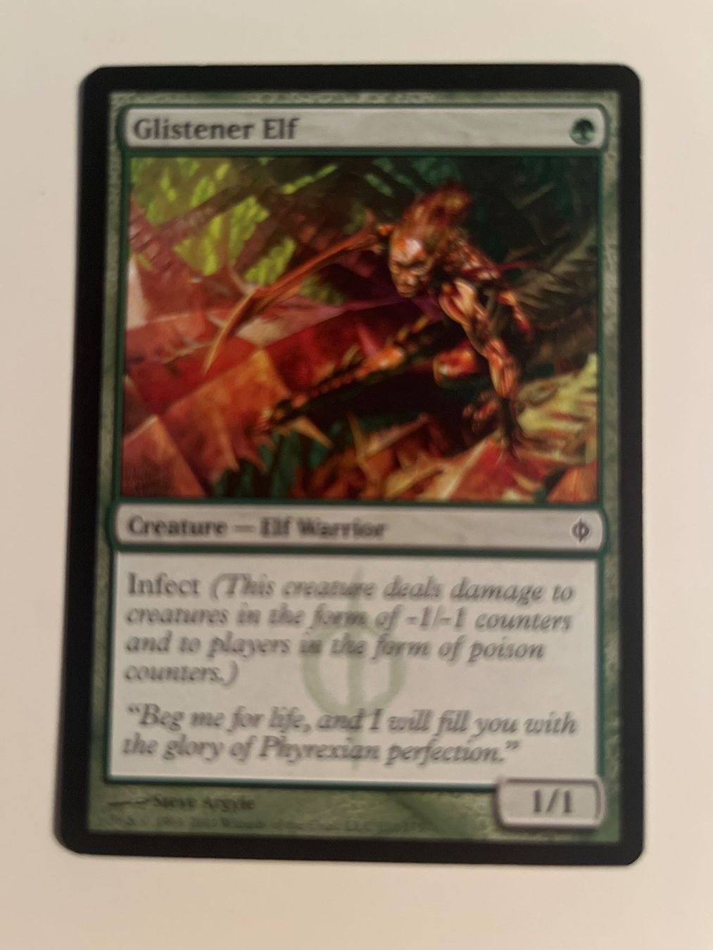 Magic The Gathering Cartes à collectionner: 1 x Glistener Elf - Magic: The Gathering - MtG – D'occasion à Kriens par Shadi1980