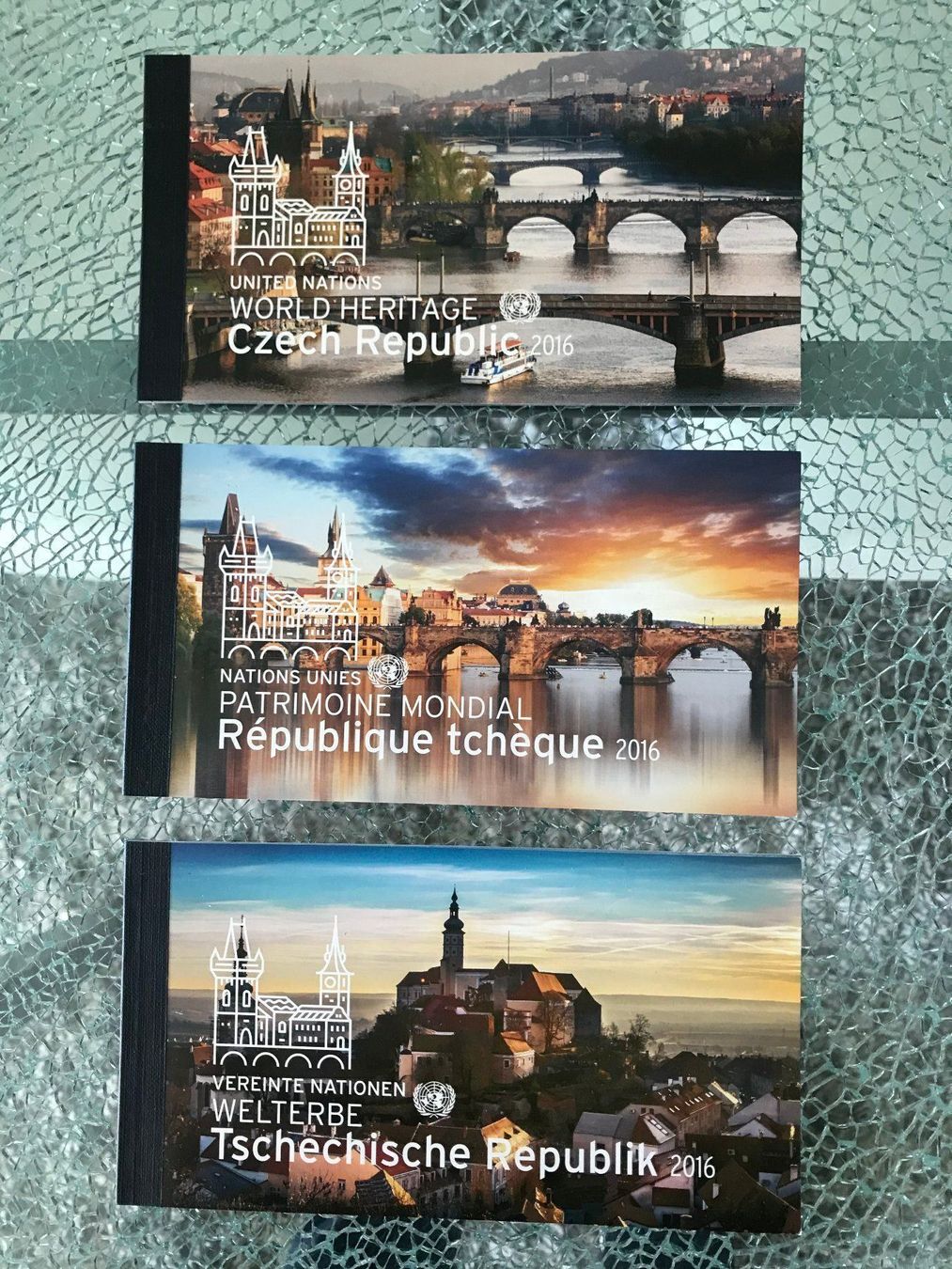 Alle Briefmarken: UNO Briefmarken-Büchlein Tschechien (3x) – Neu (gemäss Beschreibung) aus Rain von SRIC01