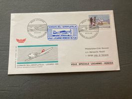 Spezialumschlag Aerofilia Locarno Venedig 29.4.1989 guter...