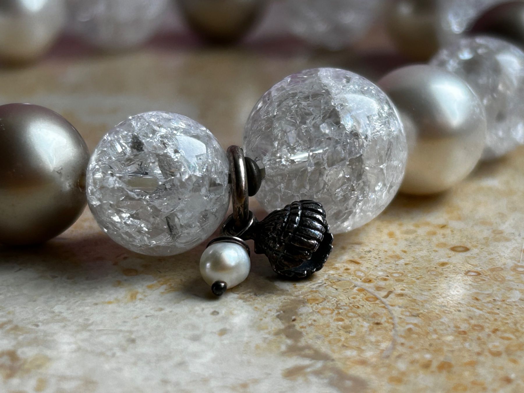 Bracelets: Armband Kristall mit Perlen (imitat) – D'occasion à Dittingen par Bellevista 2