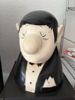 Dekorative Büste / Skulptur "Herr im Smoking", Vintage.