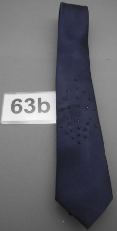 Krawatte Crystalp blau, Nr. 63b