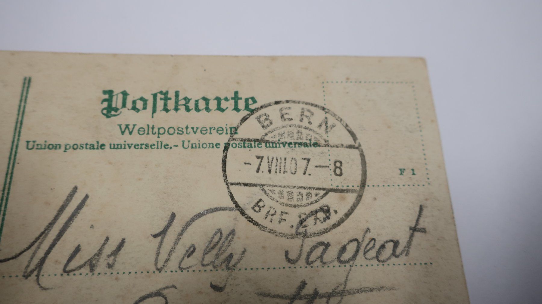 Cartoline postali: Bern Bubenbergdenkmal  1907 – Usato da Cormoret venduto da Pascalll2001 4