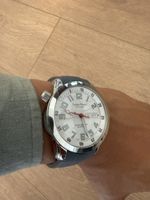 Louis Erard Herren Uhr Automatic weiss Datum gebraucht