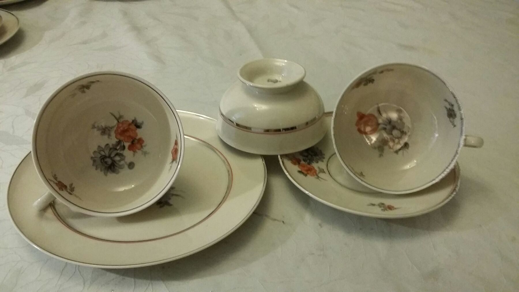 Geschirrsets: 1939 5er Swiss Langenthal Teeset complet – Gebraucht aus Bern von Imamrashed 1