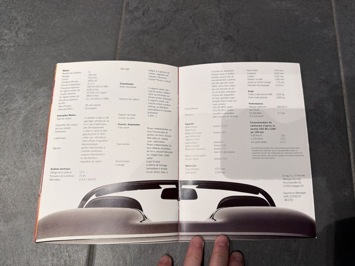 Porsche Documents: Prospekt: Porsche 911 Speedster – D'occasion à Wolfwil par Rolex1 4