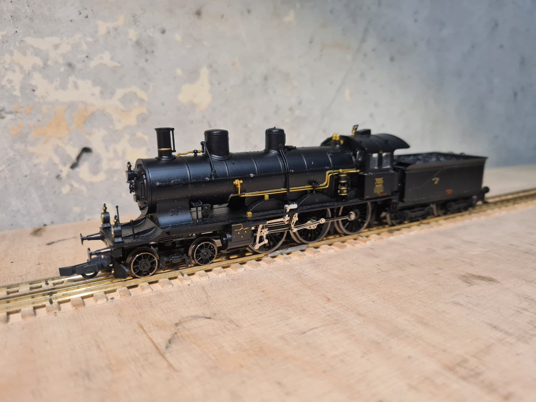 Liliput Modellini di ferrovie: Simplon-Orient-Express mit SBB A 3/5 705 – Nuovo (secondo la descrizione) da Gachnang venduto da 10811