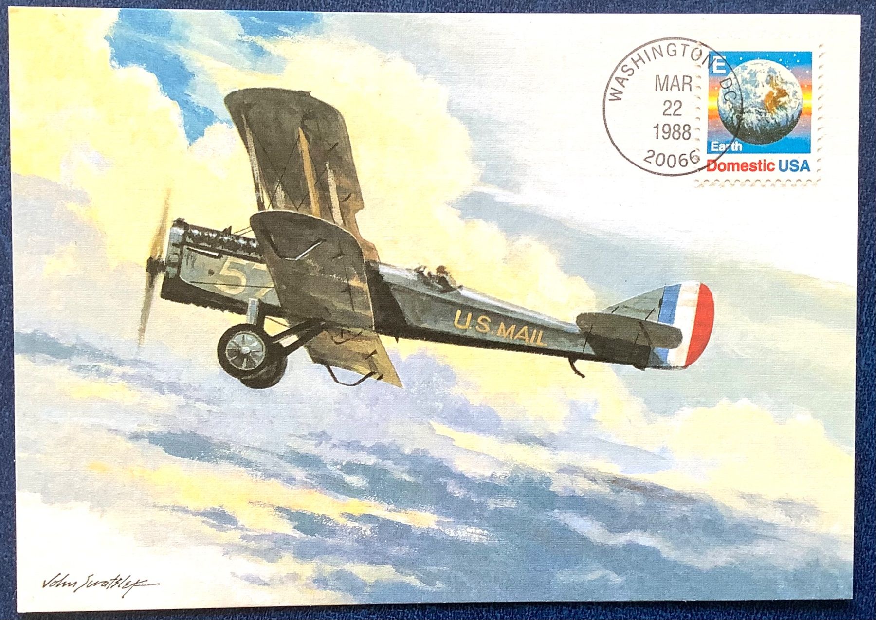 Tutti i francobolli: 1988 USA Maximumkarte US AIR MAIL – Nuovo (secondo la descrizione) da Liestal venduto da Skunk02