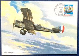 1988 USA Maximumkarte US AIR MAIL